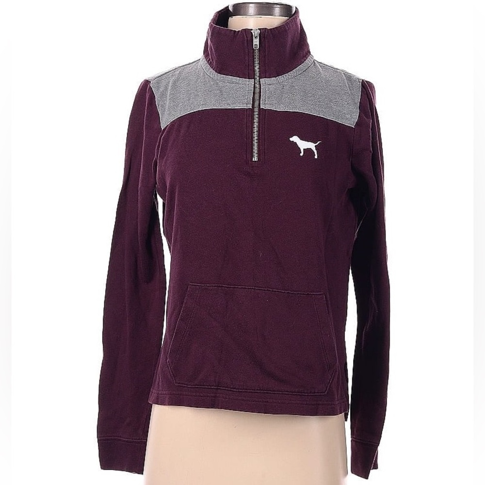 PINK Half-Zip Pullover